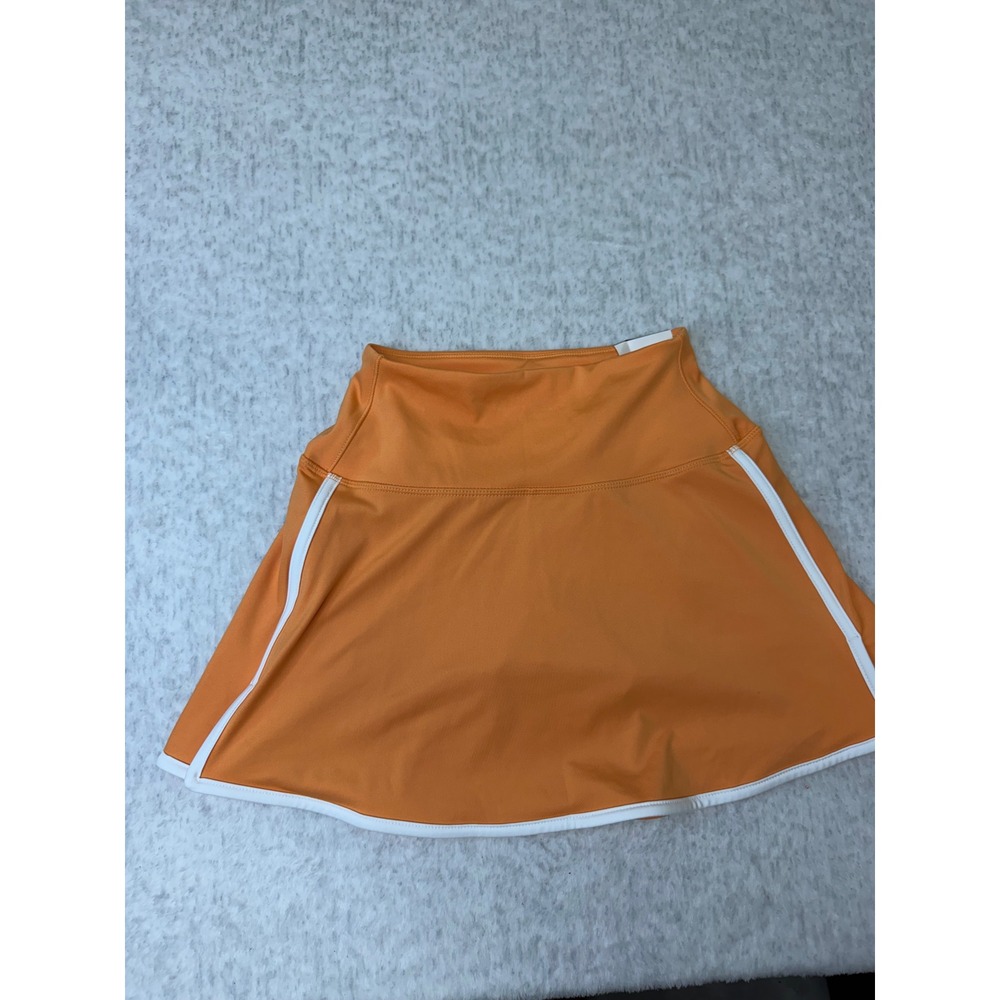 DSG Activate High-Rise Skort Vintage Orange Piped Athletic Tennis Skirt XS‎ NEW